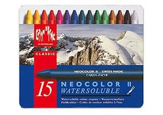 Caran d'Ache Neocolor II Crayon 15 Color Set