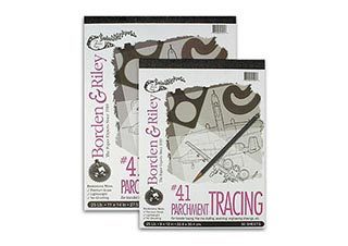 Borden & Riley Parchment Tracing Paper Pad #41 9x12 (50 Sheets)