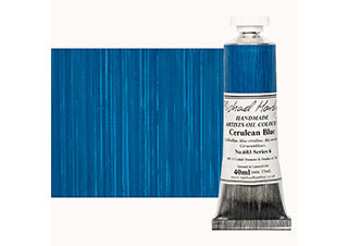 Michael Harding Artists Oil Colour 40ml Cerulean Blue
