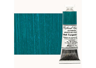 Michael Harding Artists Oil Colour 40ml Cobalt Turquoise Deep