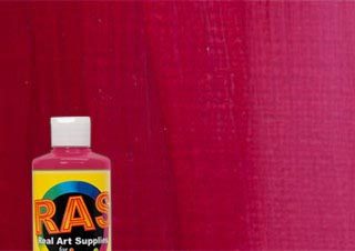 RAS Tempera Paint Alizarin Crimson 16 oz. Bottle