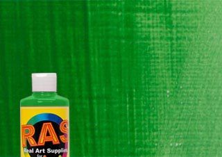 RAS Tempera Paint Permanent Green Light 32 oz. Bottle