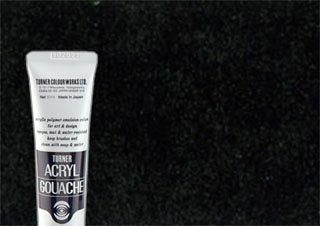 Turner Acryl Gouache Japanesque Blue Black 20ml Tube