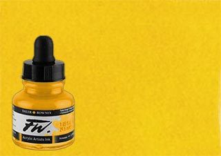 Daler-Rowney FW Acrylic Ink Gold Imitation 1oz Bottle