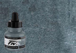Daler-Rowney FW Acrylic Ink Paynes Grey 1oz Bottle