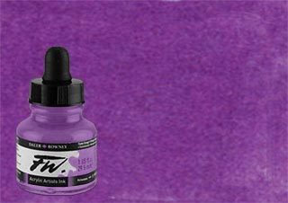 Daler-Rowney FW Acrylic Ink Purple Lake 1oz Bottle