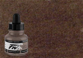 Daler-Rowney FW Acrylic Ink Sepia 1oz Bottle