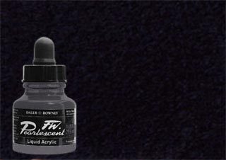 FW Pearlescent Acrylic Ink 1 oz Black