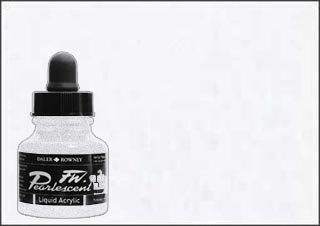 Daler-Rowney FW Acrylic Ink Pearl White 1oz Bottle