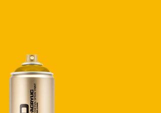 Montana GOLD Spray Paint 400ml Yellow Cab