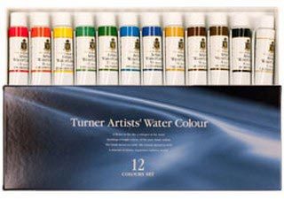 Turner Watercolor Set of 12 Colors in 15ml Tubes