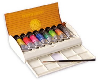 Sennelier l'Aquarelle Artists Watercolor 10ml Travel Set of 8