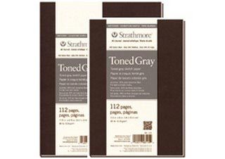 Strathmore 400 Series Recycled Toned Sketch Pad 9x12 Grey