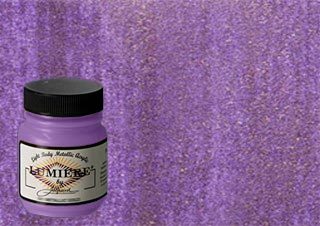 Jacquard Lumiere Fabric Color Violet Gold 2.25 oz. Jar