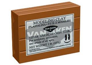 Van Aken Plastalina Modeling Compound 4.5lb Terracotta Brick