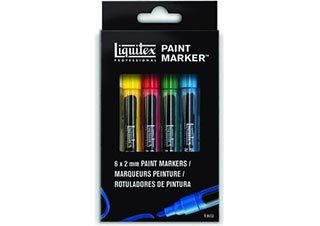 Liquitex Fine Chisel Paint Marker 2mm Nib 4 Pack