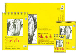 Strathmore 300 Series Sketch 9x12 Wirebound Pad (100 Sheets)