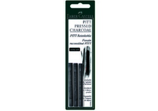 Faber-Castell PITT Extra Soft Charcoal 3 Pack