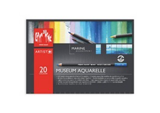 Caran d'Ache Museum Aquarelle Water Soluble Pencil Set of 20 Marine Colors