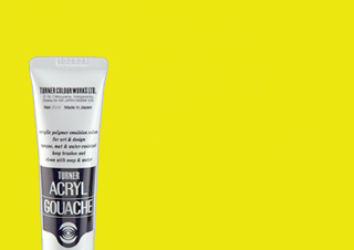 Turner Colour Acryl Gouache Permanent Yellow 40ml Tube