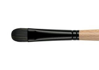 Princeton Catalyst Series 6400 Long Handle Short Filbert Brush Size 4