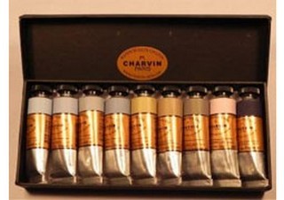 Charvin Extra Fine Oil Colors Bonjour 20ml Set of 9 Greys