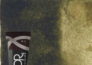 QOR Watercolor Bohemian Green Earth 11ml Tube