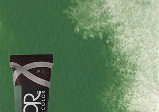 QOR Watercolor Chromium Oxide Green 11ml Tube