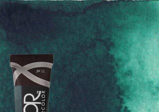 QOR Watercolor Phthalo Green Blue Shade 11ml Tube