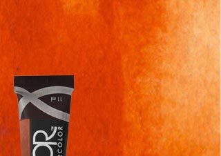 QOR Watercolor Transparent Pyrrole Orange 11ml Tube