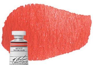 M Graham Watercolor 15ml Tube Cadmium Red Light