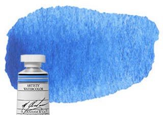 M Graham Watercolor 15ml Tube Manganese Blue Hue