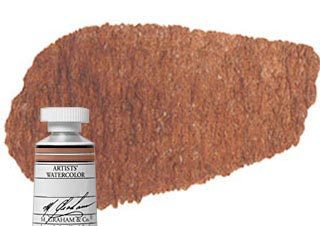 M Graham Watercolor 15ml Tube Transparent Red Iron Oxide