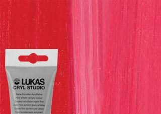 Lukas Cryl Studio Acrylic Paint Vermilion 125ml Tube