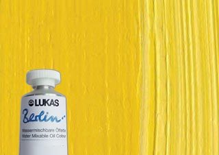 Lukas Berlin Water Mixable Oil Cadmium Yellow Pale Hue 200ml