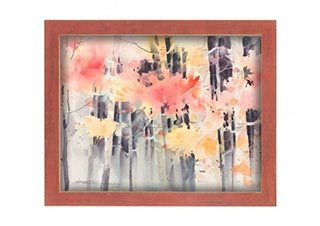 Country Chic 1.5in Wood Frame 2mm Glass & Backing 11x14 - Alabama Red