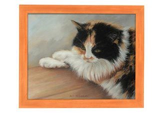 Country Chic 1.5in Wood Frame 2mm Glass & Backing 8x10 - Bourbon Orange