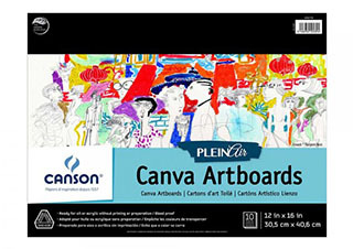 Canson Plein Air Canvas 10 Sheet Pad 12x16