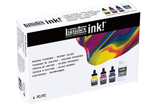 Liquitex Professional Acrylic Ink Pouring Technique Primary Colors Set of 4
