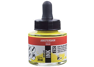 Amsterdam Acrylic Ink 30ml Azo Yellow Lemon