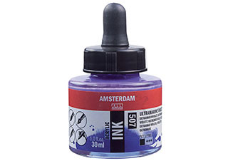 Amsterdam Acrylic Ink 30ml Ultramarine Violet