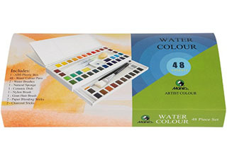 Maries Professional Watercolor 48 Piece Set With Accessories