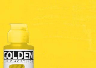 Golden Fluid Acrylic 4 oz. Benzimidazolone Yellow Medium