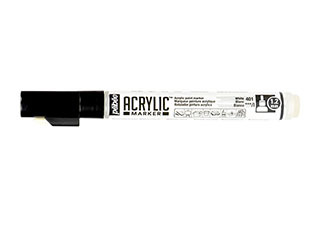 Pebeo 1.2mm Acrylic Marker White