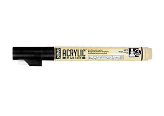 Pebeo 4mm Acrylic Marker Beige