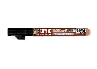 Pebeo 4mm Acrylic Marker Burnt Sienna