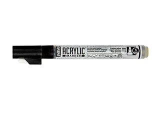 Pebeo 4mm Acrylic Marker Precious Silver