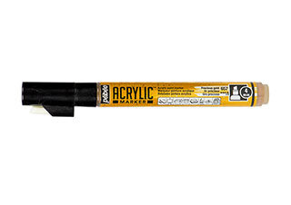 Pebeo 4mm Chisel Acrylic Marker Precious Gold