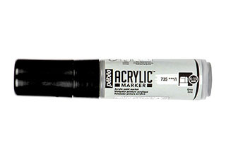 Pebeo 5-15mm Acrylic Marker Grey