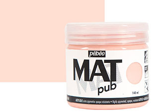 Pebeo Acrylic MAT Pub 140ml Jar Bright Pink